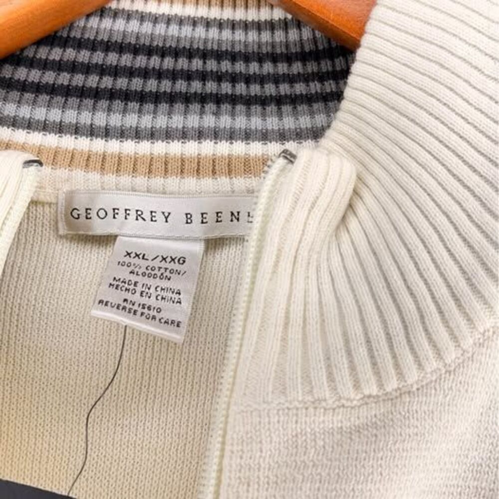 Geoffrey Beene Men's XXL 1/4 Zip Sweater New With Tags
